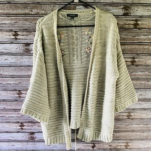 Primark Floral Enbroidered Cardigan 